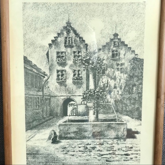 Original Vintage German Lithograph - Picture 2 of 11